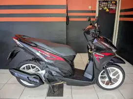 Dijual Honda Vario 125 2015 warna hitam glossy pajak on plat bekasi