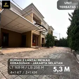 Rumah Mewah Siap Huni Tanah Lega Lokasi Strategis di Kebagusan