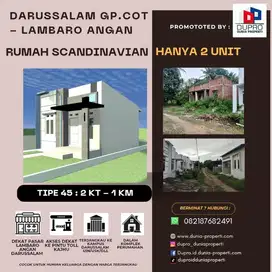 Darussalam Gp.Cot - Rumah Minimalis Tipe 45 Harga Murah 200jt