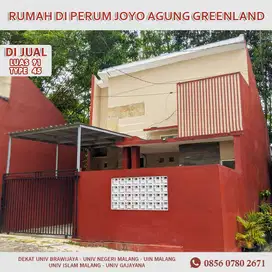 RUMAH DIJUAL / DISEWAKAN  JOYO AGUNG LOKASI DEKAT KAMPUS UB UM MALANG