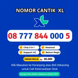 Nomor Cantik Xl murah rapih