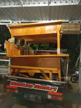 Gerobak Angkringan Bakso Mie Ayam PeceL Bubur Sate Martabak Ronde dlL