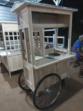 Gerobak Angkringan Bakso Mie Ayam PeceL Bubur Sate Martabak Ronde dlL