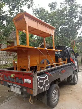 Gerobak Angkringan Bakso Mie Ayam PeceL Bubur Sate Martabak Ronde dlL