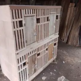 Kandang ayam 4 pintu 70x70 persegi