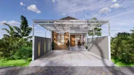 RUMAH CANTIK MODERN LIMASAN DI JALAN  IMOGIRI BARAT SEWON