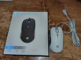 Mouse Gaming HP G100 White 2000 DPI Chipset Pixart P3590 Fullset Gan