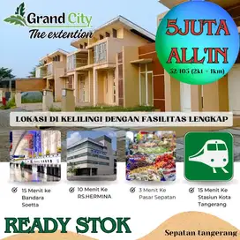 Rumah siap huni grandcity bayar 5 juta akad