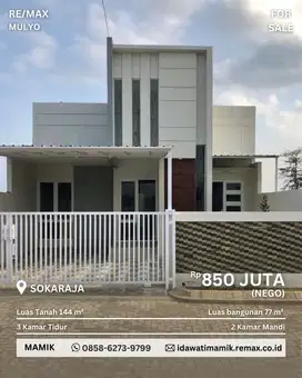 Dijual Rumah Bagus Dengan Konsep Modern Minimalist