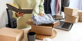 Admin packing online shop