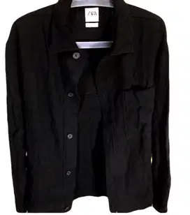 Zara outer jaket hitam black