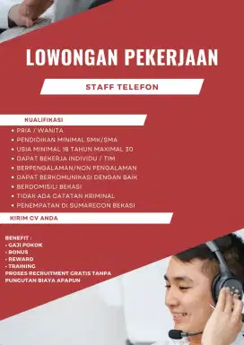 Lowongan Staff Telfon