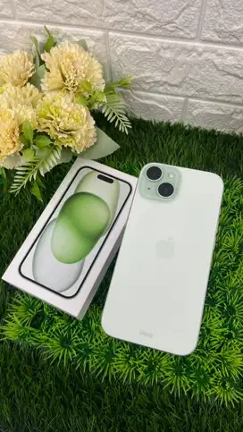 GARANSI ON ~ JAN 2026 IPHONE 15 128GB GREEN