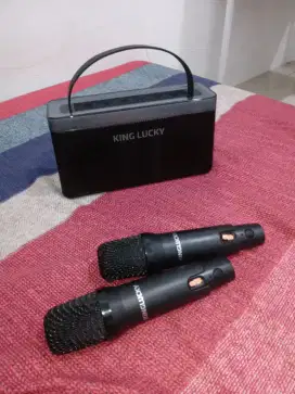 speaker mini karaoke kinglucky c10.masih bisa nego dikit