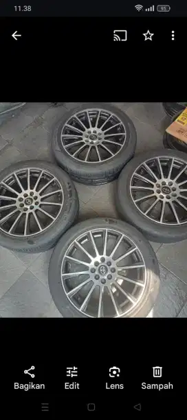 4 pcs velg ban 205/45/17.