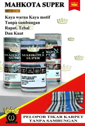 tikar lipat mahkota super tanpa sambungan