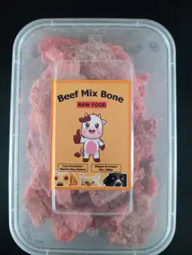 Raw food meat for dog and cat