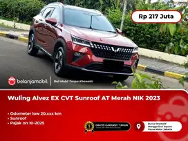 [ LOW KM ] Wuling Alvez EX CVT Sunroof AT Merah 2023/2024