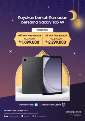 Samsung Galaxy Tab A9 LTE 4/64 Garansi Resmi