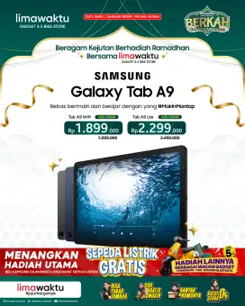 SAMSUNG GALAXY TAB A9 LTE 4/64 GB BISA CASH KREDIT ATAU TUKAR TAMBAH