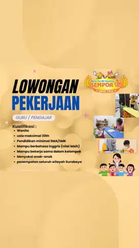 Pengajar / Guru bidang matematika dan baca tulis