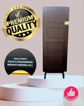 Terima Pesanan Pintu Kayu MERANTI/MERBAU/DLL Premium+ (KUSEN)