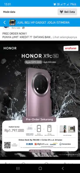 PRE ORDER NOW! HONOR X9c 5G