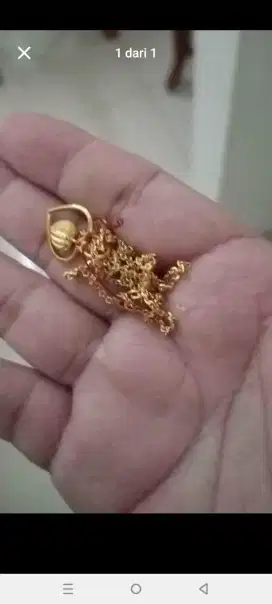 kalung emas 24 karat