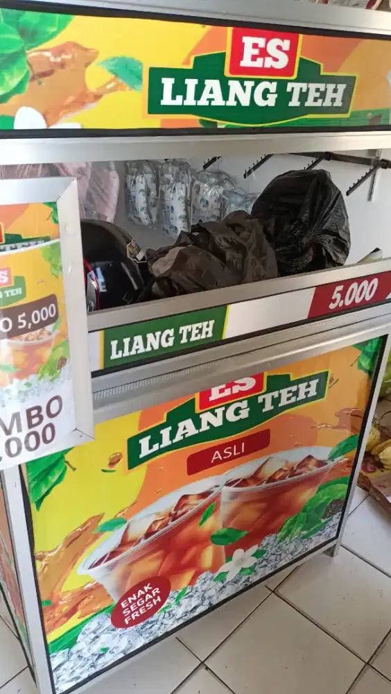 Boot es teh meja jualan es teh