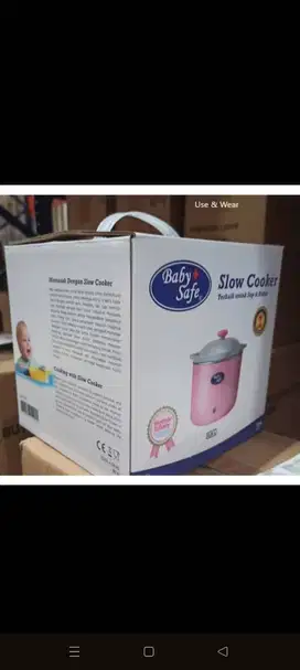 Dijual slow cooker Baby Safe belum pernah dipakai