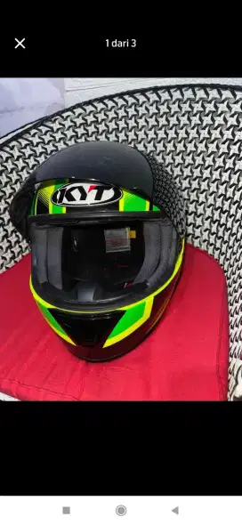 Helm kyt R10 Hijau stabilo