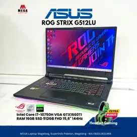 Laptop Gaming ROG Strix G512LU Core I7 GTX 1660Ti Murah Garansi