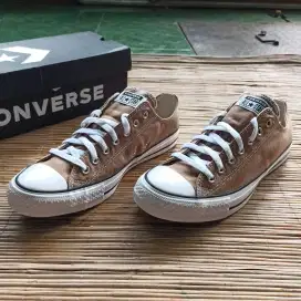 Converse Low Coklat size 45