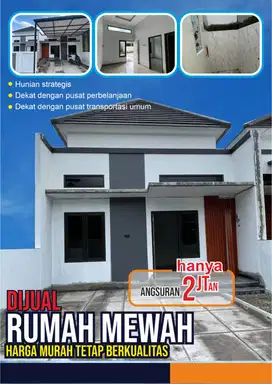 Rumah Murah Minimalis di Ndolog semarang timur