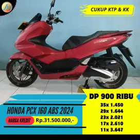 KREDIT MURAH DP CUMA 900RB HONDA PCX 160 ABS 2024 SEKEN BERGARANSI