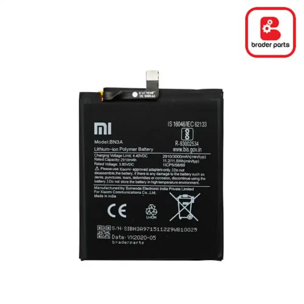 Baterai xiaomi bisa Cod langsung pasang