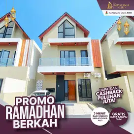 Rumah Dekat RS KSH Pati dalam Lingkungan Hijau