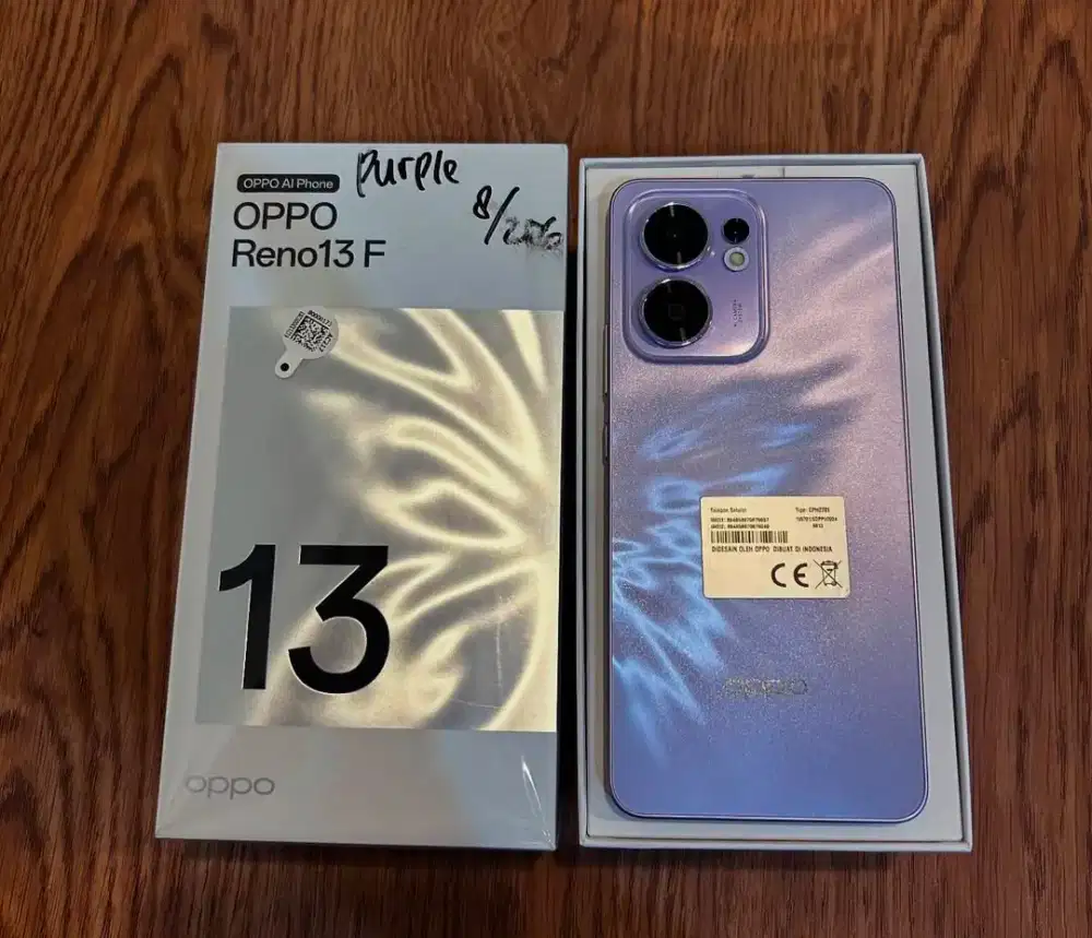OPPO RENO 13F 8/256GB NEW GARANSI RESMI TERMURAH