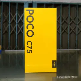 Poco C75 6/128 GB Baru Garansi Resmi