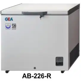 LIKE NEW GEA AB 226-R (220L) CHEST FREEZER second pemakaian pribadi