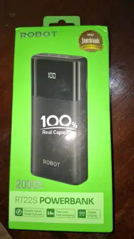 POWER BANK!! Merek: robot 2000mAH