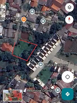 Jual Murah Tanah shm di Cinangka Sawangan Jl miing