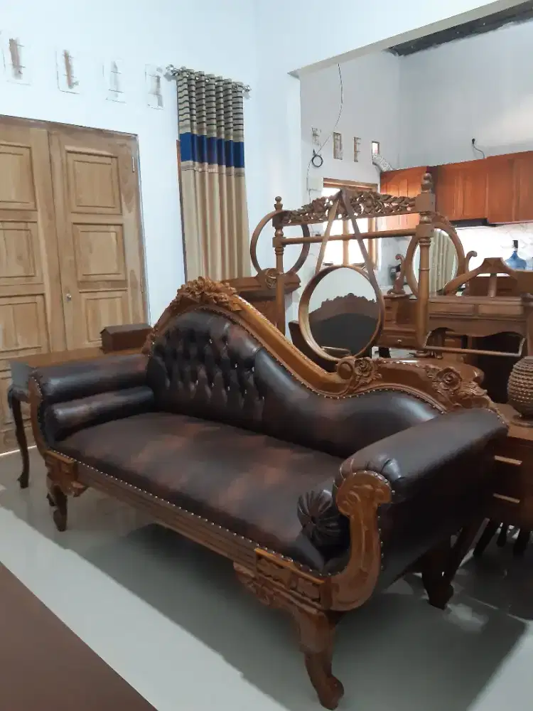 Sofa cantik kayu jati