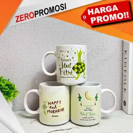 Mug Gelas Ramadhan Idul Fitri Gift Custom