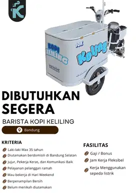 Driver dan Barista Kopi Keliling