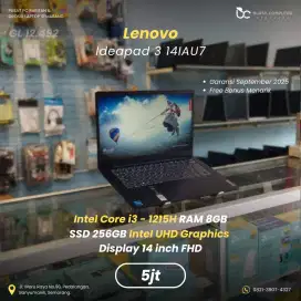 LENOVO Ideapad 3-14IAU7 | Core i3 1215U 8GB 256GB