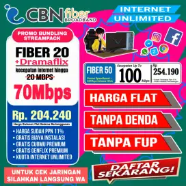 Wifi Murah 70Mbps harga flat