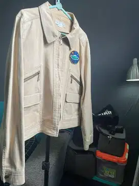 Outer crop ziper