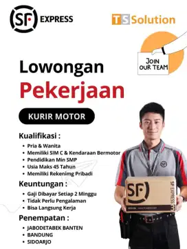 KURIR MOTOR SF EXPRESS JABODETABEK BANTEN