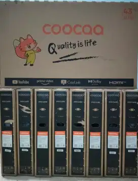 New LED COOCAA Smart TV 43S3U plus Garansi Resmi 3 Tahun
